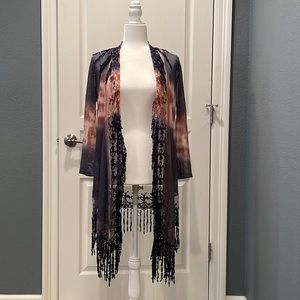 BKE fringed cardigan